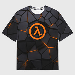 Футболка оверсайз женская Half Life - armor, цвет: 3D-принт