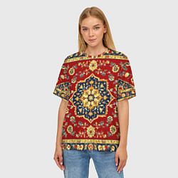 Футболка оверсайз женская Советский ковер, цвет: 3D-принт — фото 2