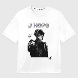 Футболка оверсайз женская J-Hope, цвет: 3D-принт