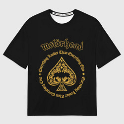 Футболка оверсайз женская Motorhead золото, цвет: 3D-принт
