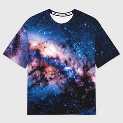 Футболка оверсайз женская Фантастический космос звёзды и туманности, цвет: 3D-принт