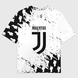 Футболка оверсайз женская Juventus люди спорт, цвет: 3D-принт