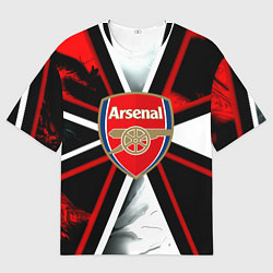 Футболка оверсайз женская Arsenal umbrella corp, цвет: 3D-принт