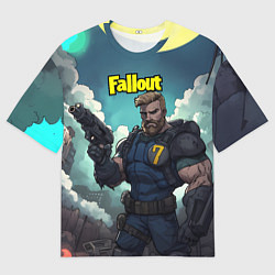 Футболка оверсайз женская Fallout седьмой, цвет: 3D-принт