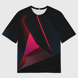Футболка оверсайз женская Geometric shapes, цвет: 3D-принт