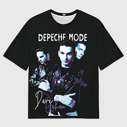 Женская футболка оверсайз Dave Gahan Depeche Mode rose