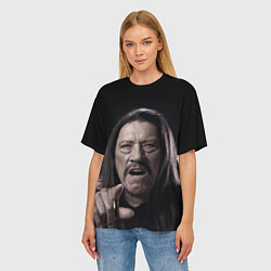 Футболка оверсайз женская Danny Trejo, цвет: 3D-принт — фото 2