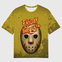 Футболка оверсайз женская Джейсон Вурхиз, цвет: 3D-принт