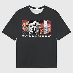 Футболка оверсайз женская Герои ужасов, цвет: 3D-принт