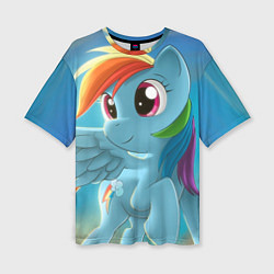 Женская футболка оверсайз My littlle pony