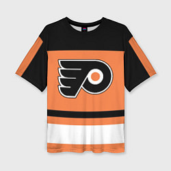 Женская футболка оверсайз Philadelphia Flyers