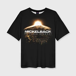Футболка оверсайз женская Nickelback: No fixed address, цвет: 3D-принт