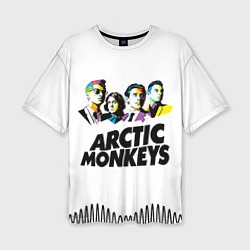 Футболка оверсайз женская Arctic Monkeys: Music Wave, цвет: 3D-принт