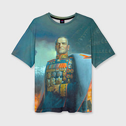 Женская футболка оверсайз Георгий Жуков: Маршал Победы