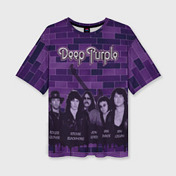 Футболка оверсайз женская Deep Purple, цвет: 3D-принт
