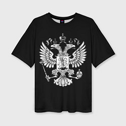 Женская футболка оверсайз Двуглавый орел