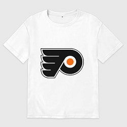 Женская футболка оверсайз Philadelphia Flyers