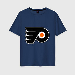 Женская футболка оверсайз Philadelphia Flyers