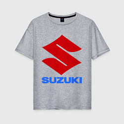 Футболка оверсайз женская Suzuki, цвет: меланж