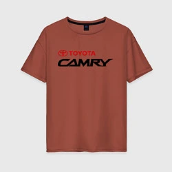 Футболка оверсайз женская Toyota Camry, цвет: кирпичный