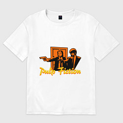 Футболка оверсайз женская Pulp Fiction, цвет: белый