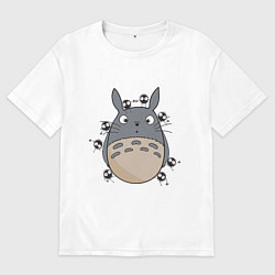 Женская футболка оверсайз Тоторо