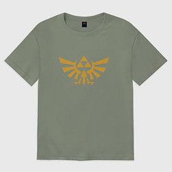 Футболка оверсайз женская The Legend of Zelda, цвет: авокадо