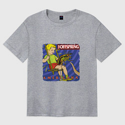 Футболка оверсайз женская The Offspring: Americana, цвет: меланж