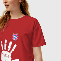 Футболка оверсайз женская Bayern Munchen - Deutcher Meister, цвет: красный — фото 2