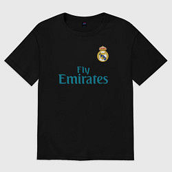 Футболка оверсайз женская Real Madrid: Ronaldo 07, цвет: черный