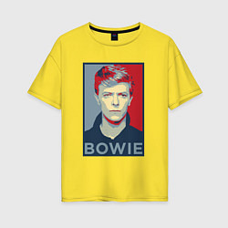 Женская футболка оверсайз Bowie Poster