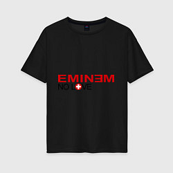 Женская футболка оверсайз Eminem: No love