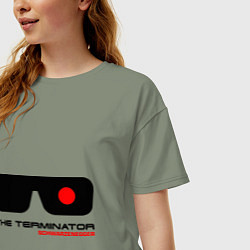 Футболка оверсайз женская The Terminator, цвет: авокадо — фото 2