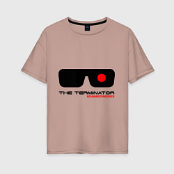 Футболка оверсайз женская The Terminator, цвет: пыльно-розовый