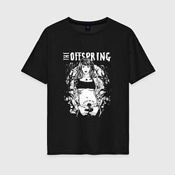 Футболка оверсайз женская The Offspring: Days go by, цвет: черный