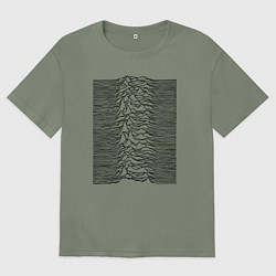 Футболка оверсайз женская Unknown Pleasures, цвет: авокадо