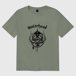Футболка оверсайз женская Motrhead: Black Devil, цвет: авокадо