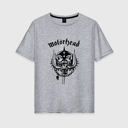 Футболка оверсайз женская Motrhead: Black Devil, цвет: меланж