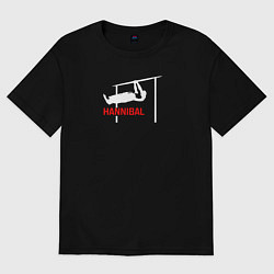 Футболка оверсайз женская Hannibal For King Workout, цвет: черный