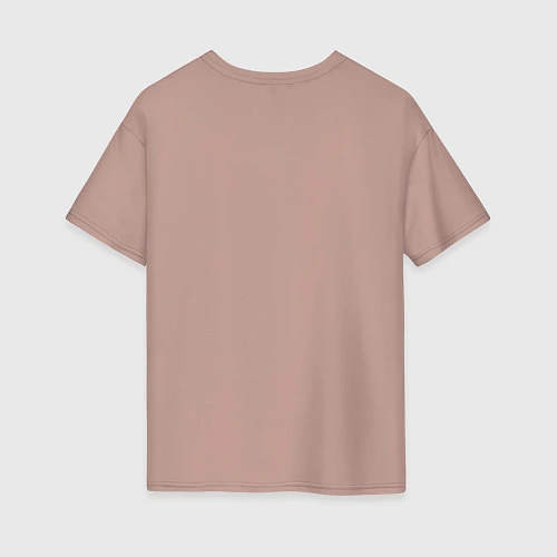 Женская футболка оверсайз Мои ежедневные инструменты / Пыльно-розовый – фото 2
