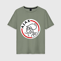 Футболка оверсайз женская Ajax FC, цвет: авокадо