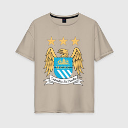 Женская футболка оверсайз Manchester City FC