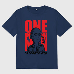 Футболка оверсайз женская Ok Hero, цвет: тёмно-синий