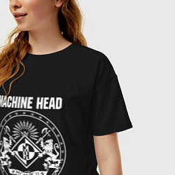 Футболка оверсайз женская Machine Head MCMXCII, цвет: черный — фото 2