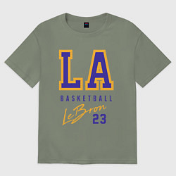 Футболка оверсайз женская Lebron 23: Los Angeles, цвет: авокадо