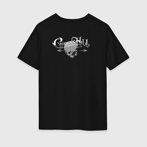 Женская футболка оверсайз Cypress Hill / Черный – фото 2