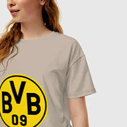 Футболка оверсайз женская BVB 09, цвет: миндальный — фото 2