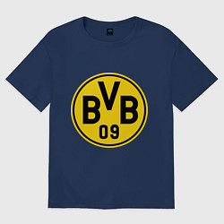 Футболка оверсайз женская BVB 09, цвет: тёмно-синий