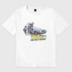 Футболка оверсайз женская Back to the future, цвет: белый