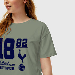Футболка оверсайз женская FC Tottenham 1882, цвет: авокадо — фото 2